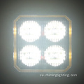 Fyrkantig LED-arbetslampa med strömbrytare